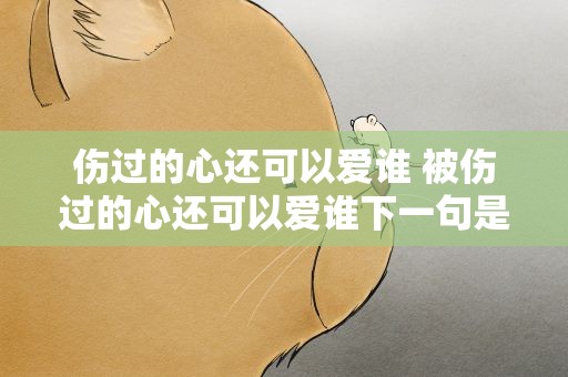 伤过的心还可以爱谁 被伤过的心还可以爱谁下一句是什么