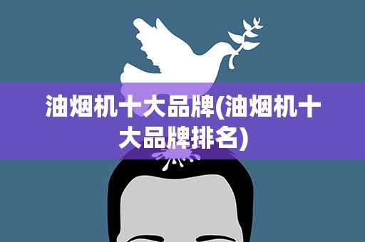 油烟机十大品牌(油烟机十大品牌排名)