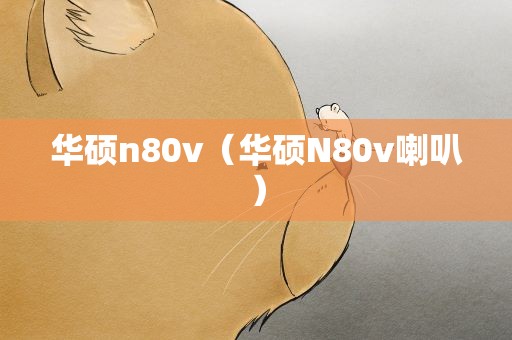 华硕n80v（华硕N80v喇叭）