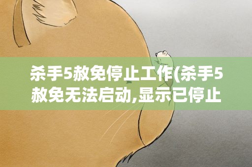 杀手5赦免停止工作(杀手5赦免无法启动,显示已停止工作)