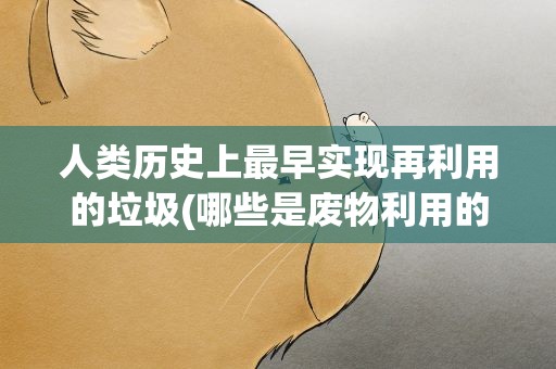 人类历史上最早实现再利用的垃圾(哪些是废物利用的前世今生)