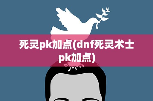 死灵pk加点(dnf死灵术士pk加点)