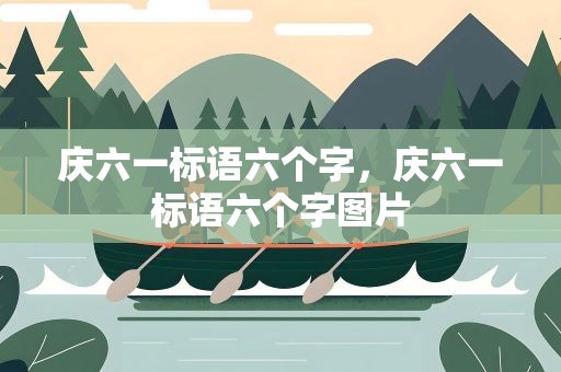 庆六一标语六个字，庆六一标语六个字图片