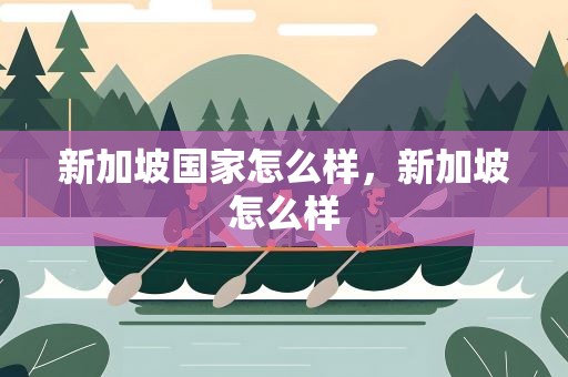 新加坡国家怎么样，新加坡怎么样