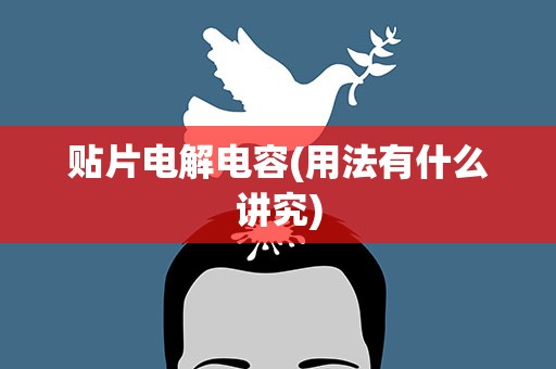 贴片电解电容(用法有什么讲究)