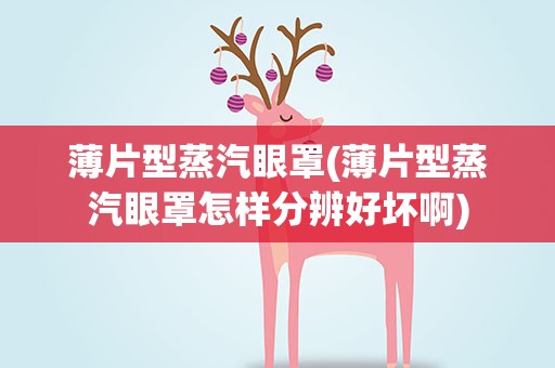 薄片型蒸汽眼罩(薄片型蒸汽眼罩怎样分辨好坏啊)