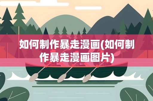 如何制作暴走漫画(如何制作暴走漫画图片)