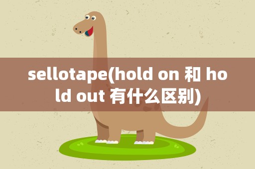 sellotape(hold on 和 hold out 有什么区别)