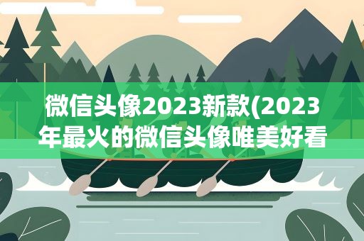 微信头像2023新款(2023年最火的微信头像唯美好看)