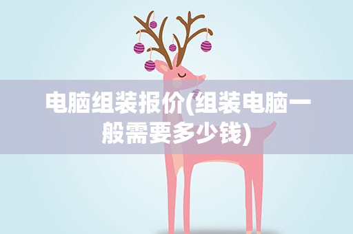 电脑组装报价(组装电脑一般需要多少钱)