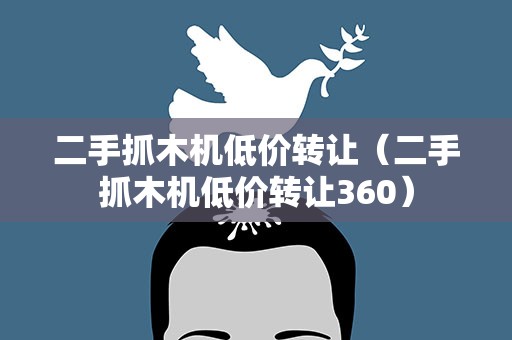 二手抓木机低价转让（二手抓木机低价转让360）