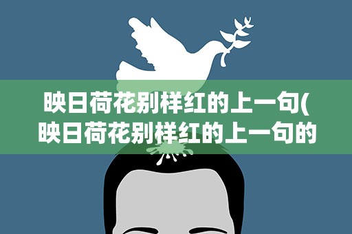 映日荷花别样红的上一句(映日荷花别样红的上一句的前一句是什么)