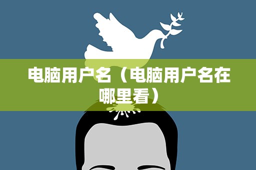 电脑用户名（电脑用户名在哪里看）