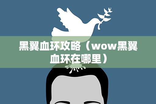 黑翼血环攻略（wow黑翼血环在哪里）