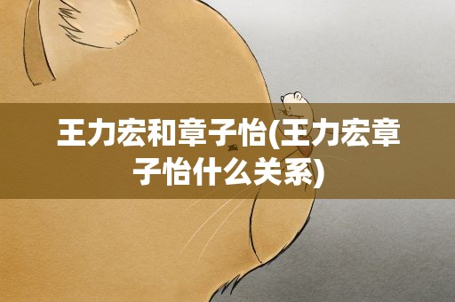 王力宏和章子怡(王力宏章子怡什么关系)