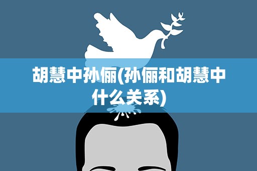 胡慧中孙俪(孙俪和胡慧中什么关系)