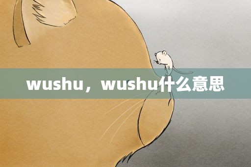 wushu，wushu什么意思