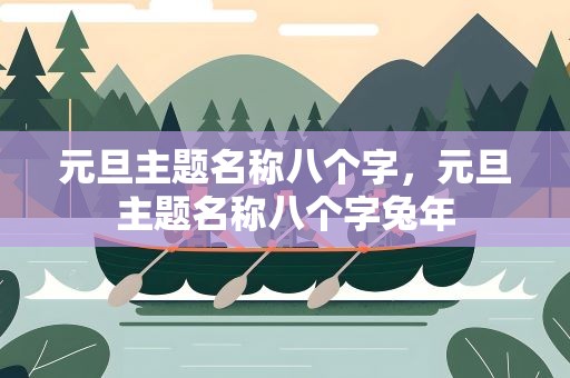 元旦主题名称八个字，元旦主题名称八个字兔年