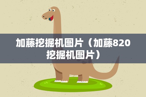加藤挖掘机图片（加藤820挖掘机图片）