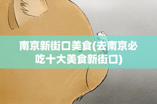 南京新街口美食(去南京必吃十大美食新街口)
