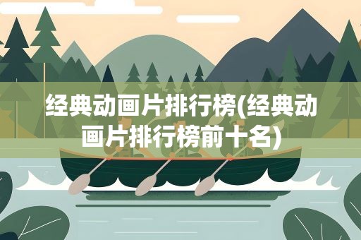经典动画片排行榜(经典动画片排行榜前十名)