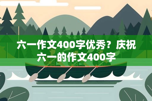 六一作文400字优秀？庆祝六一的作文400字
