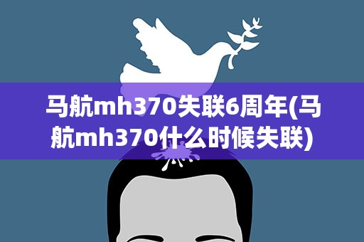 马航mh370失联6周年(马航mh370什么时候失联)