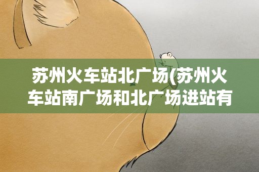 苏州火车站北广场(苏州火车站南广场和北广场进站有什么区别)