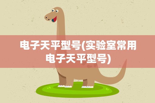 电子天平型号(实验室常用电子天平型号)