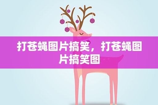 打苍蝇图片搞笑，打苍蝇图片搞笑图
