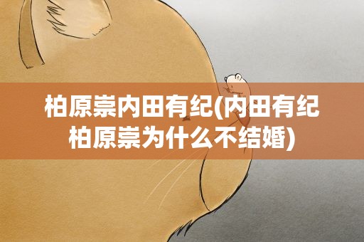 柏原崇内田有纪(内田有纪柏原崇为什么不结婚)