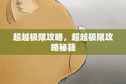 超越极限攻略，超越极限攻略秘籍
