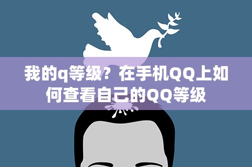 我的q等级？在手机QQ上如何查看自己的QQ等级