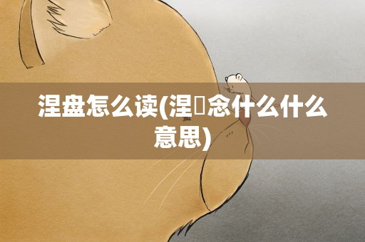 涅盘怎么读(涅槃念什么什么意思)