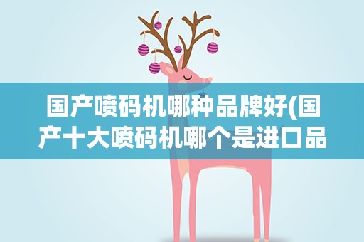国产喷码机哪种品牌好(国产十大喷码机哪个是进口品牌)