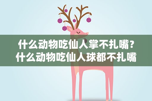什么动物吃仙人掌不扎嘴？什么动物吃仙人球都不扎嘴