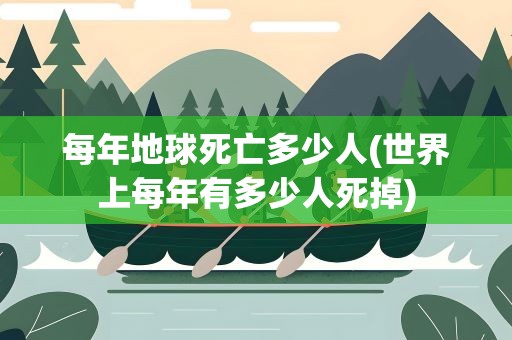 每年地球死亡多少人(世界上每年有多少人死掉)