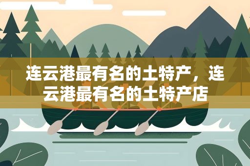 连云港最有名的土特产，连云港最有名的土特产店
