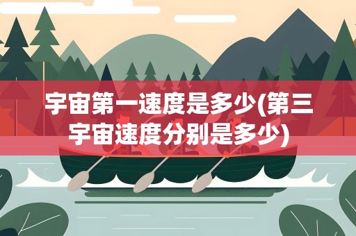宇宙第一速度是多少(第三宇宙速度分别是多少)