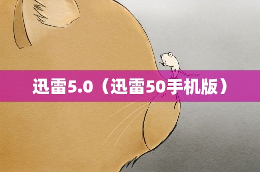 迅雷5.0（迅雷50手机版）