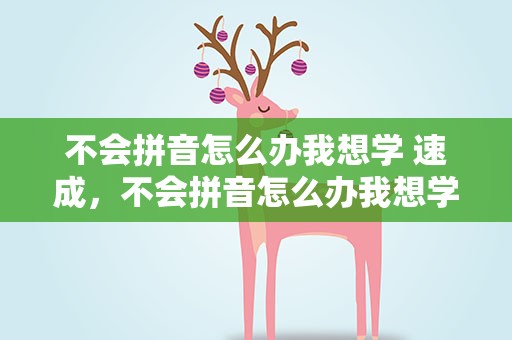 不会拼音怎么办我想学 速成，不会拼音怎么办我想学 速成课