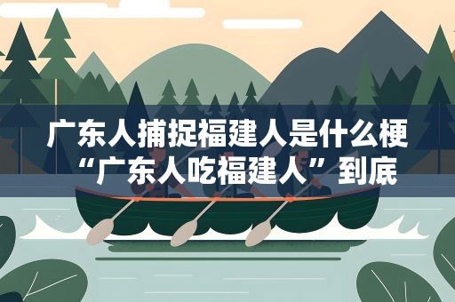 广东人捕捉福建人是什么梗 “广东人吃福建人”到底是什么梗