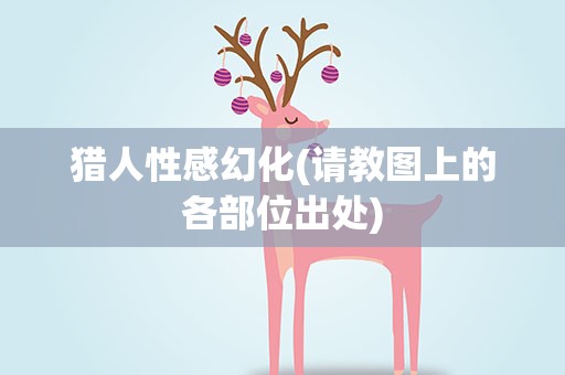 猎人性感幻化(请教图上的各部位出处)