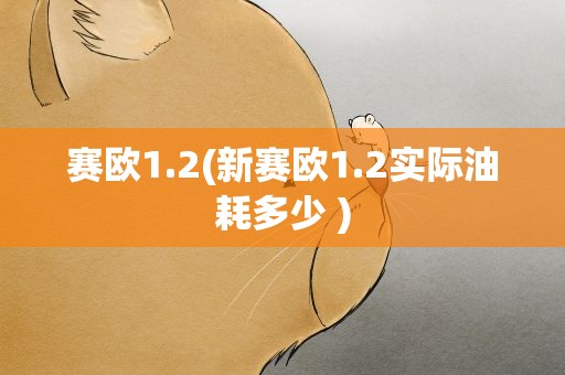 赛欧1.2(新赛欧1.2实际油耗多少 )