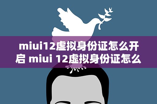 miui12虚拟身份证怎么开启 miui 12虚拟身份证怎么开启