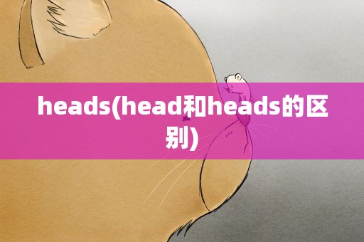 heads(head和heads的区别)
