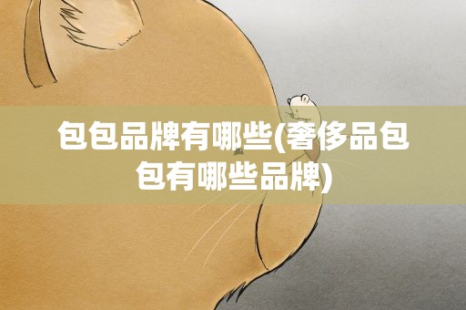 包包品牌有哪些(奢侈品包包有哪些品牌)