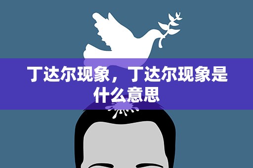 丁达尔现象，丁达尔现象是什么意思