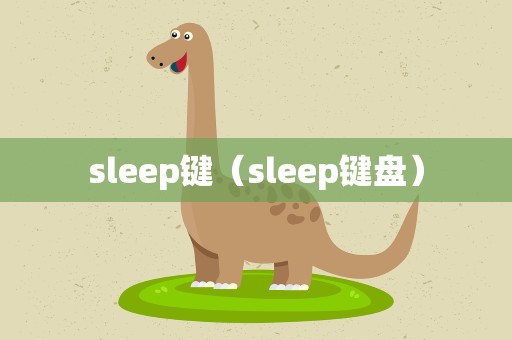 sleep键（sleep键盘）