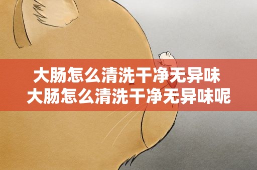 大肠怎么清洗干净无异味 大肠怎么清洗干净无异味呢